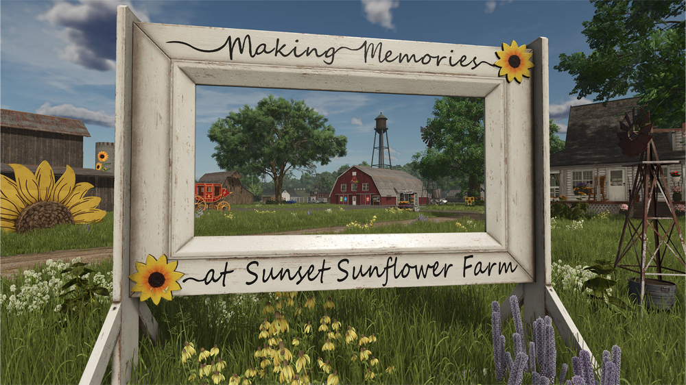 Illustrative Farming Simulator countryside